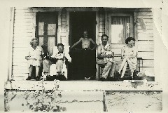 Della, Ed Dorrough; Sonny Ray Dorrough; Omer, Tony, Joy Sayger; Group Photos